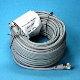 Pl259 Astatic 608766001639 100 Ft Rg8x Coax Cable Cb / Ham Radio With Con Pl259 Astatic 608766001639 100 Ft Rg8x Coax Cable Cb / Ham Radio With Con