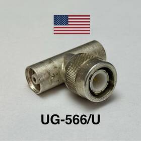 Automatic Connector Inc. Ug-566/u Adapter Tee C Type T Rf Coaxial Male Female