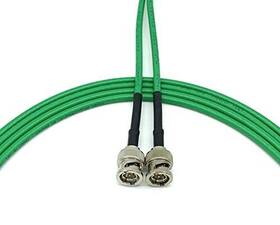 1855a Av-cables 682550914558 3g/6g Hd Sdi Mini Rg59 Bnc Cable - Belden 15ft Green
