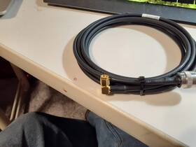 Aviat 037-579122-00 Low Loss 195 Coaxial Cable 3m N Female To 90 Degree Sma Male