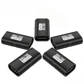 Basecolors 756735992263 5 Pack Usb C Coupler Female To Adapter With 80gbps Data Transfe