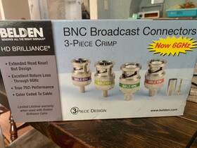 1694abhd1 Belden 6ghz Rg6 Bnc Hd Connector 50 Pack