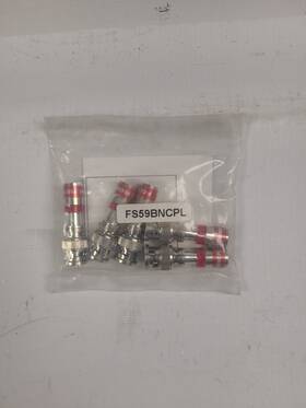 Belden Fsns59bncpl Bnc To Plenum Connector For Rg-59 5 Pack