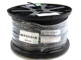 Rg59-np-40-fa-fn-r-bed Belden New - Open Box 9275 010 Blk 1000ft Coaxial Cable