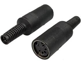 Aj-2630 Belkin 10pk Cable 5 Pin Din Plug Female Socket Adapters Connectors 45 Degrees