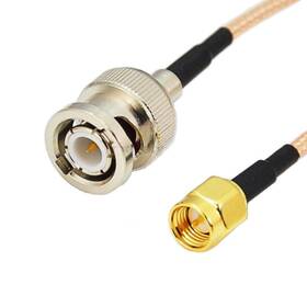 Rg316 Bestkong 053384725264 Sma Male To Bnc Rf Pigtail Jumper Cable 3 Ft