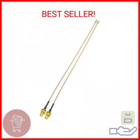 Rg178 Bingfu 790404679505 U.fl Ipx Ipex To Rp-sma Female Bulkhead Mount Wifi Antenna Adapter
