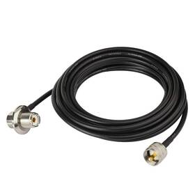 Bingfu 790404680068 Uhf Pl259 Male To So239 Female Right Angle Bulkhead Mount Rg58 Cable 20 Feet
