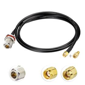 Ac-n01bo-s02sp-058-100 Bingfu Rp-sma Male To N Female Extension Cable 1m For Helium Hotspot Miner Rak Antenna