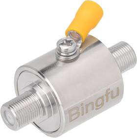 Bfn00686 Bingfu Coaxial Lightning Arrestor 75 Ohm F Female To Jack Dc-3ghz Surge
