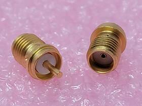 Bird 5-702-2 Lot Of 2 - Connector Sma. Female Rf Spin-in Type