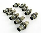 Bj28 Tei Lot Of Bnc Jack Straight Adapter Ohm
