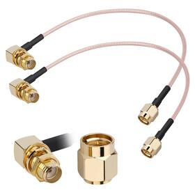 316ssjsm2s15 Bltiatle Sma Cable Female Right Angle To Male Antenna Extension Rg316 6 Inch 2 Pack