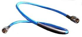 Ha141c-s1-s1-29j Blue Sma Male To .141 Tin-braid Conformable Cable With Jacket Using Rg4