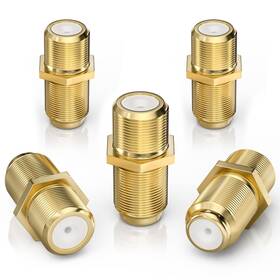 Bluerigger 618952286900 Coaxial Coupler 5 Pack - Cable Connectors For Exte