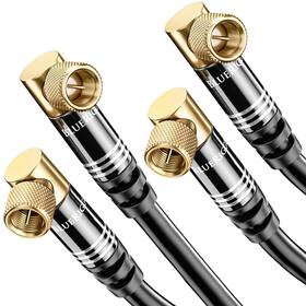Prm-90d-90d-coax-2pk-3ft Bluerigger Rg6 Coaxial Cable 3ft 2 Pack 90 Angled To Connector Prm-90d-90d-coax-2pk-3ft Bluerigger Rg6 Coaxial Cable 3ft 2 Pack 90 Angled To Connector