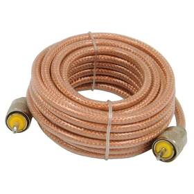 Pl-259 Branded 744110833171 Cb Antenna Mini-8 Coax Cable With Connectors In Clear 18 Ft. New Pl-259 Branded 744110833171 Cb Antenna Mini-8 Coax Cable With Connectors In Clear 18 Ft. New