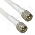 Ca400frw-umum-050f Altelix White Antenna Coax Cable Uhf Male Feet Ham Cb