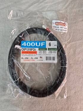 Cxp1318fc6 Cable X-perts Lmr-400uf Double Shielded Coax Ham And Cb Pl-259 Connectors
