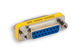 Zaga1677ff Cablelera Db15 Female To Mini Gender Changer
