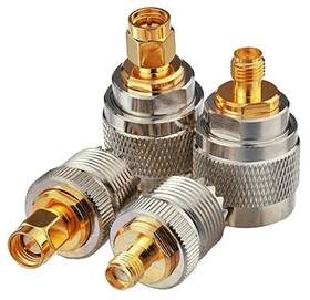 Cablematters 810115180975 4 Piece Adapter Kit - Uhf Male And Female To Sma Rf Connectors