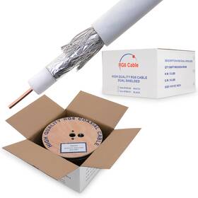 Cables Direct Online 818494024484 Rg6 Coaxial Cable Dual Shield Bulk 18 Gauge Copper Clad Steel Ccs Conducto Cables Direct Online 818494024484 Rg6 Coaxial Cable Dual Shield Bulk 18 Gauge Copper Clad Steel Ccs Conducto