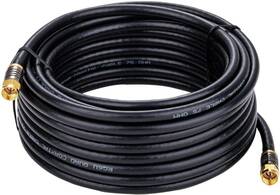 Cdo-rg6-3ft-qsh-bnc Cables Direct Online 3ft Black Quad Shield Rg6 Coaxial Cable F Pin And Bnc Exte