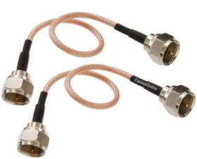 Rg179 Cablesonline.com Atlantic Computertech 194732000008 2pack 6inches Slim Coax 75ohm With Ftype Connectors Tv Satell Rg179 Cablesonline.com Atlantic Computertech 194732000008 2pack 6inches Slim Coax 75ohm With Ftype Connectors Tv Satell