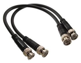 R-bx001c-2 Cablesonline.com Atlantic Computertech 2-pack 1ft Rg8x Pure Copper With Bnc Male To Connector 50 Ohm