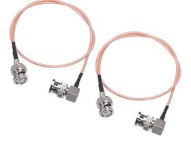 Rf-bc2xx Cablesonline 2pcs 1.5ft Rg316 Coaxial Cables Bnc Male To Right Angle Low Loss Cable