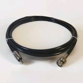 Cablesonline Rf-cb1xx Bnc Male To Rca Phono Coax Low Loss Jumper Rf Cable Rg-59/u Awm 1354