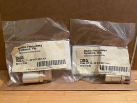 Cablewave Systems 734845 Lot Of 2 Connector Flc 12/50 90 R/a N Male Nos