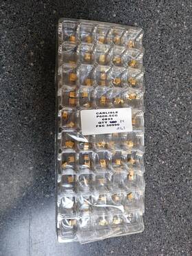 P606-5cc Carlisle New Conn Smp Male Edge Mount Rf Connector Qty Of 84 Nos