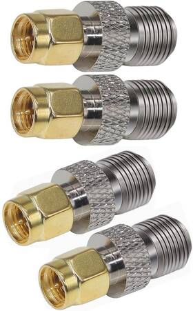 Cess 445008064082 Sma To F-type Adapter Connector - Male F Female 4 Pack