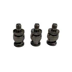 Chiko Communication 797550038088 Tw-smaj-bncp 3-pack Sma Female To Bnc Male Coaxial Adapter Premium Black