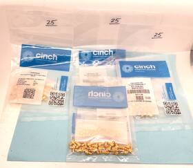 133-3403-101 Cinch 100 Mcx Male Plug Right Angle Connector Crimp Rg316 Solder 133-3403-101 Cinch 100 Mcx Male Plug Right Angle Connector Crimp Rg316 Solder