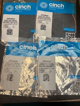 415-0031-mm500 Cinch Connectivity Solutions Johnson Cable Assy Metric Str Sma Plug To Bkhd Jack Rg316 Lot Of 4 415-0031-mm500 Cinch Connectivity Solutions Johnson Cable Assy Metric Str Sma Plug To Bkhd Jack Rg316 Lot Of 4