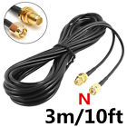 3m-5m-10m Cla21091 Unbranded Coaxial Extension Cable For Wifi Lan Wan Router Antenna