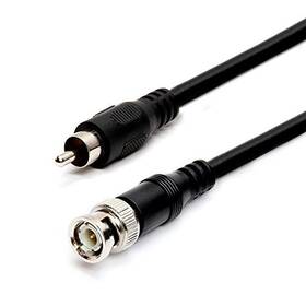Rg59u Cmple 449-n 12ft Bnc Male To Rca 75 Ohm Coaxial Cable Black Electronic