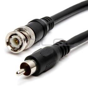 Rg59u Cmple 619162020254 75 Ft Bnc To Rca Cable Male 75ohm Coaxial Connector