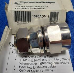Fxl1070pe Commscope 1070adm-1 7/16 Din Male Connector For And Cr1070pe New Nos Fxl1070pe Commscope 1070adm-1 7/16 Din Male Connector For And Cr1070pe New Nos
