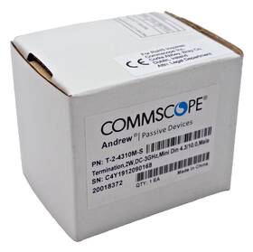 T-2-4310m-s Commscope Andrew Termination 2w Dc-3ghz Mini Din 4.3/10.0 Male