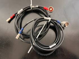 705a043001 Corning Two Mobileaccess N Male Angle To Qma Coaxial Rf Cables 70 Inch Long