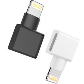Dy-fba-288 Crehao Apple 90 Degree Lightning Extender Adapter For Iphone Charger 2 Pack