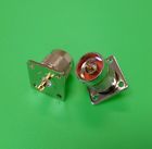 Cup 4-holes Adapter Mount Rf Male Pcs Panel Solder 5 Flange