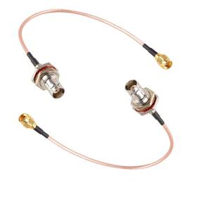 Dahszhi 747130088279 Electronics Coaxial Coax Cable Assembly Sma Male To Bnc Female Bulkhead 15cm/6 Inch