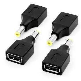 Danfetsoy Daf-00175 4 Pcs Usb 2.0 A Female To Dc 5.5x2.5mm Male Power Adapter 5v 3a Fast Charging