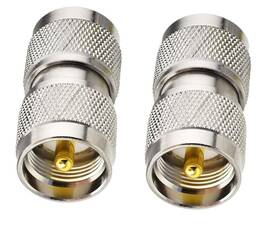 Pl-259 Dht Electronics 508959604626 Rf Coaxial Coax Adapter Uhf Male To Connector Pack Of 2 Pl-259 Dht Electronics 508959604626 Rf Coaxial Coax Adapter Uhf Male To Connector Pack Of 2