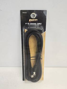 360-56517 Diesel 9ft Tv Coax Cable F-type To Pl-259. Nos Nip By Electronics Rig Camper