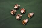 Din-n-jk Lot Of Type To Din Rf Coaxial Adapters Silver Plated